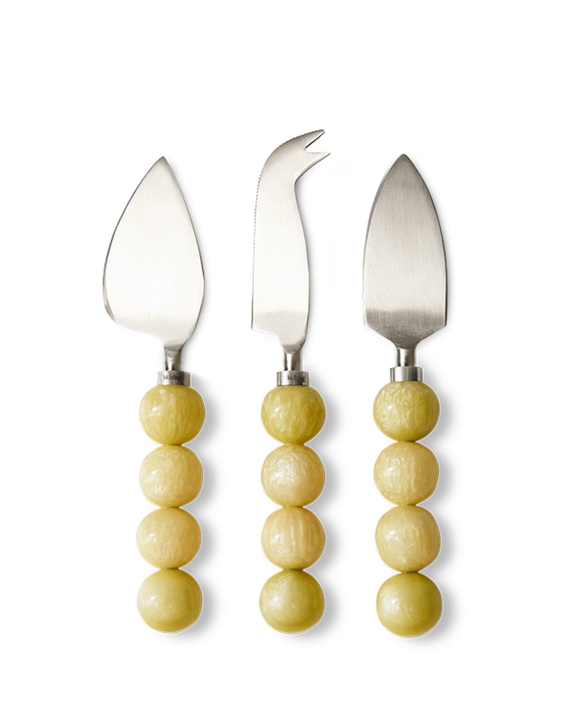 Cheese Knives Set Of 3 Lemon