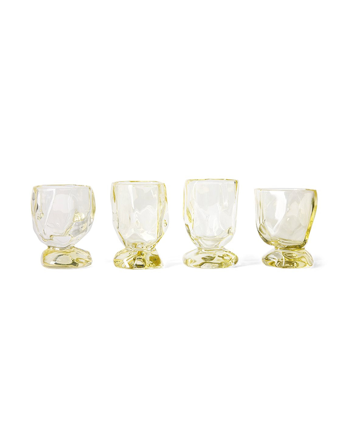 Citrine Glasses Set Of 4 Yellow