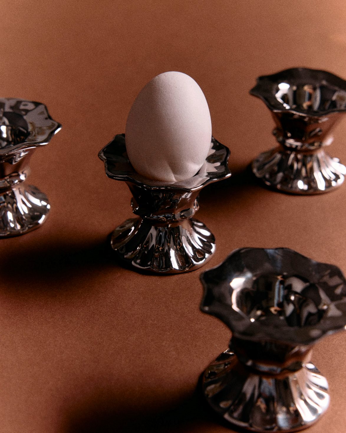 New Classics Egg Cups Chrome