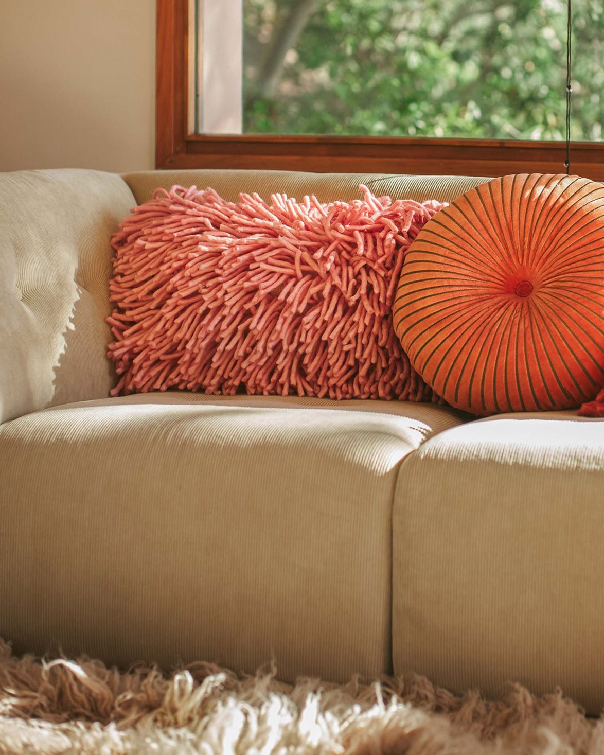Rugged Cushion Pink