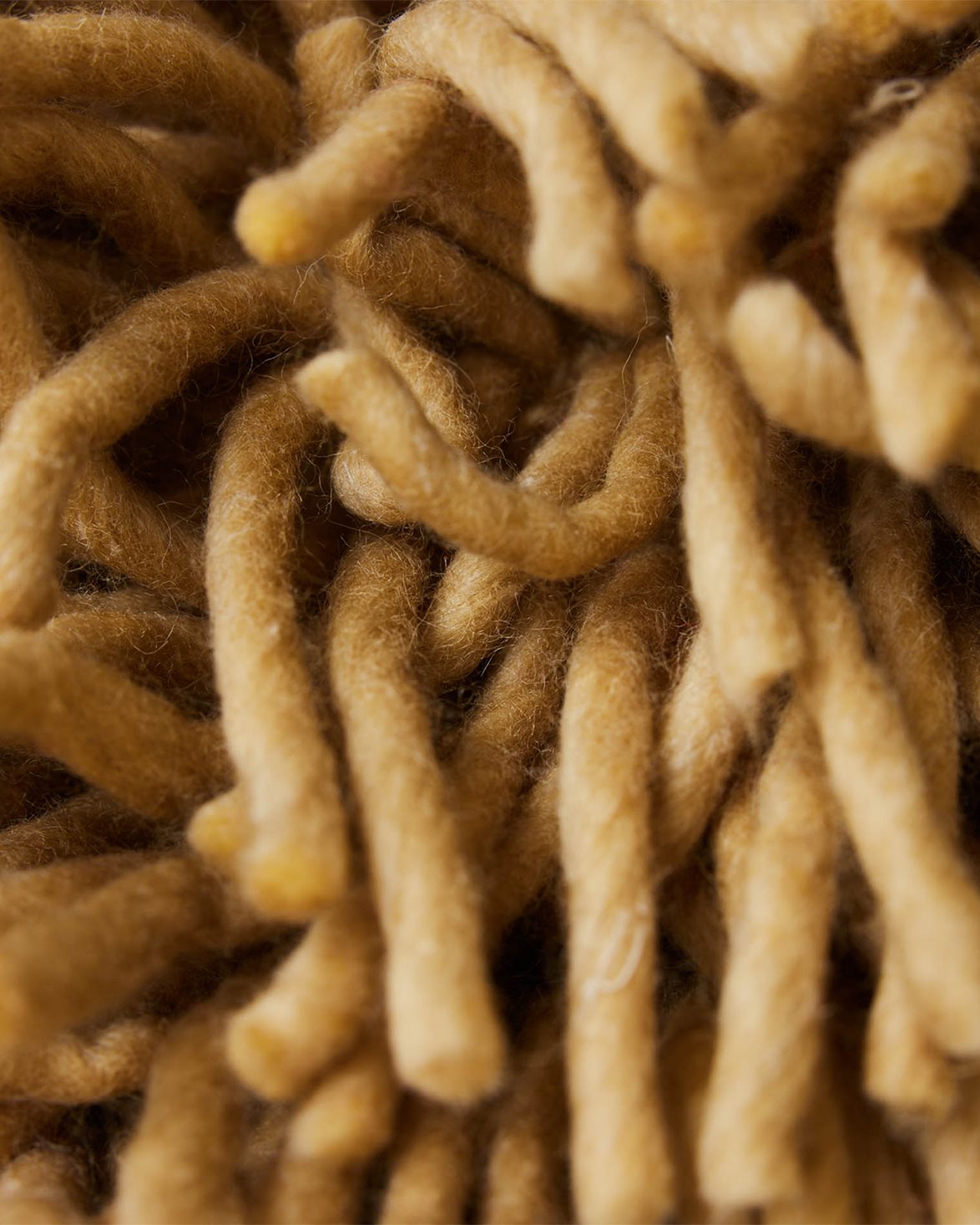 Rugged Woolen Cushion Olive