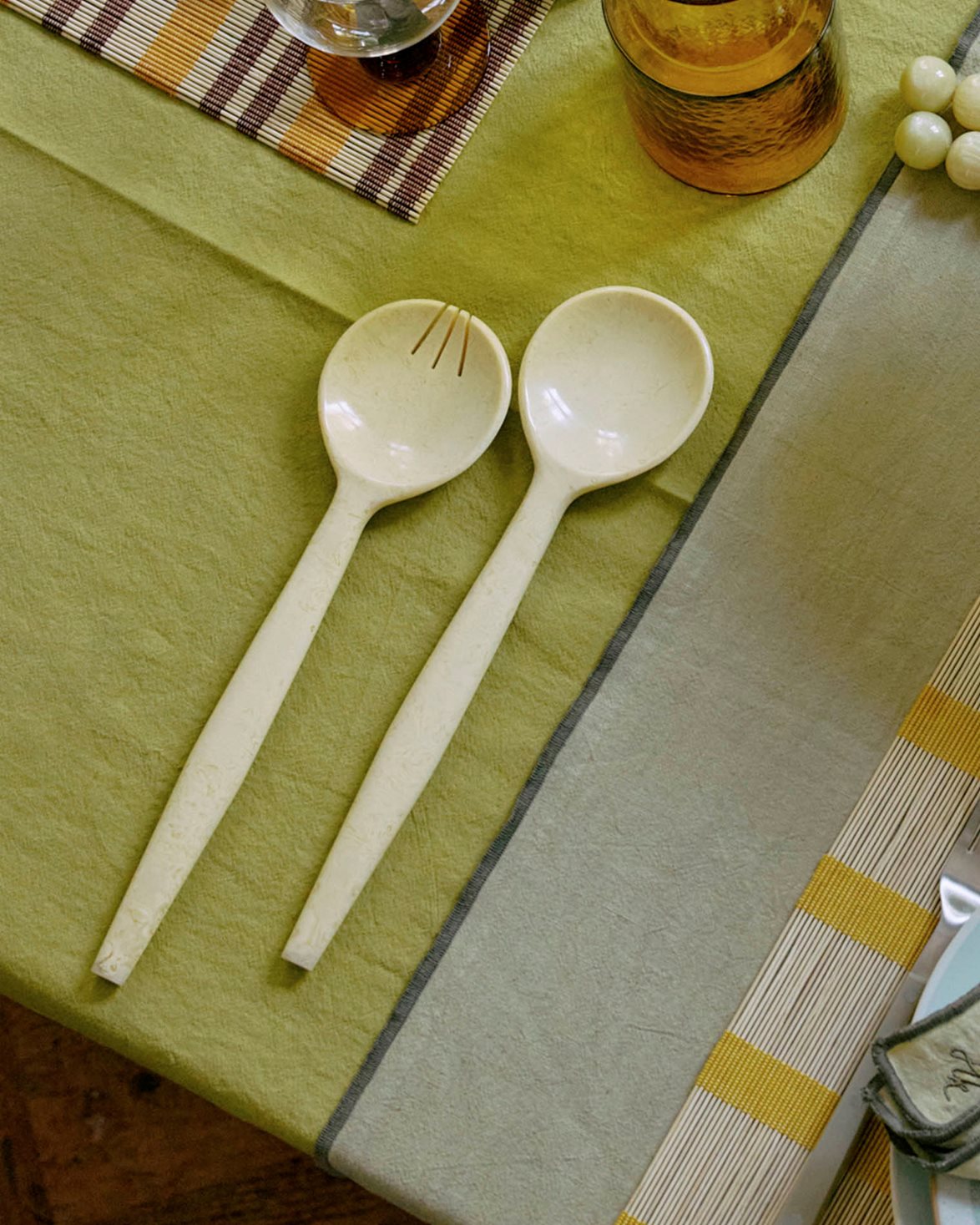 Salad Cutlery Set Of 2 Vanilla
