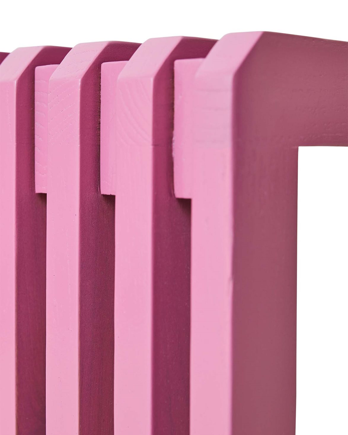 Slatted Bench L Hot Pink