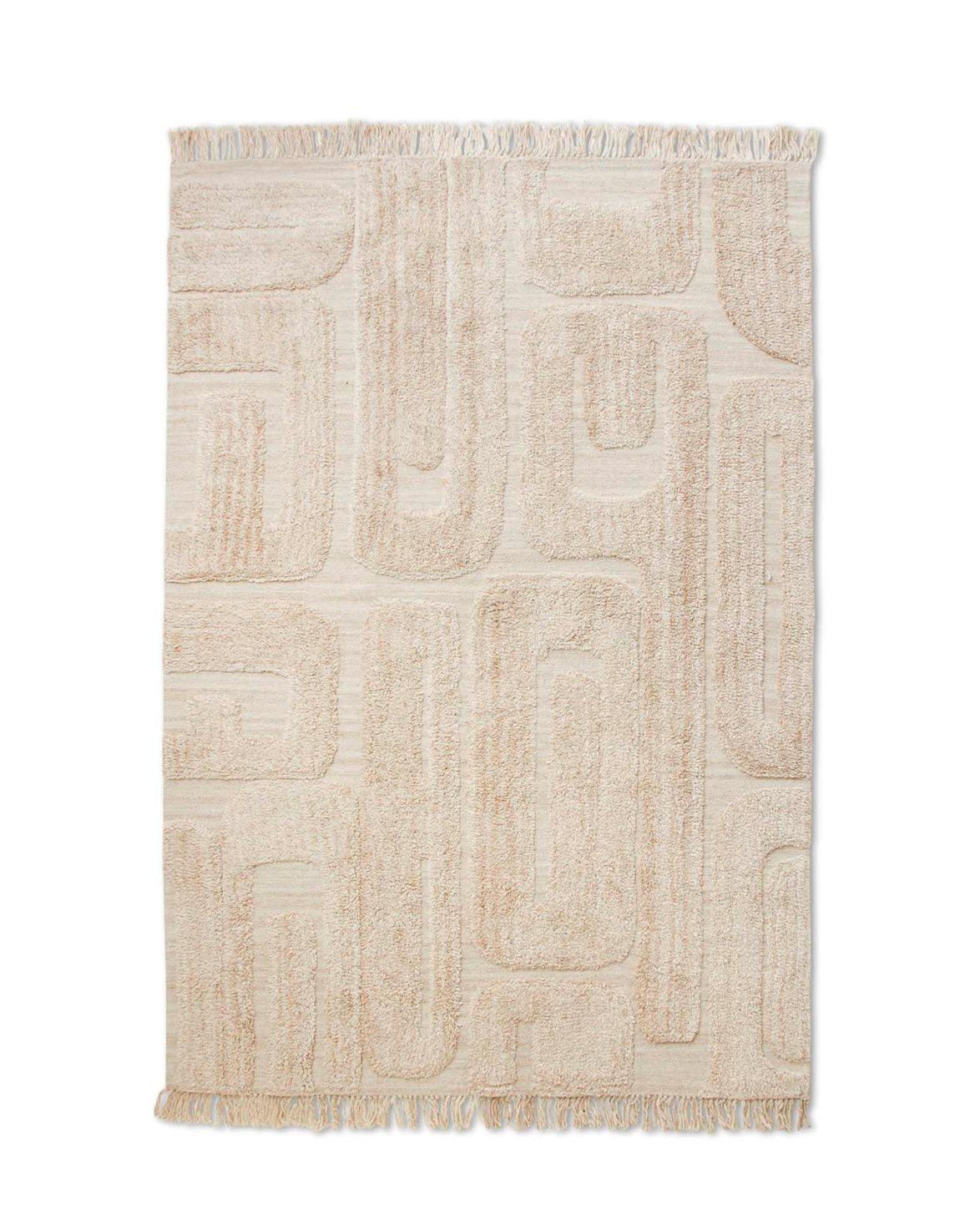 Tufted Rug Limestone 200x300