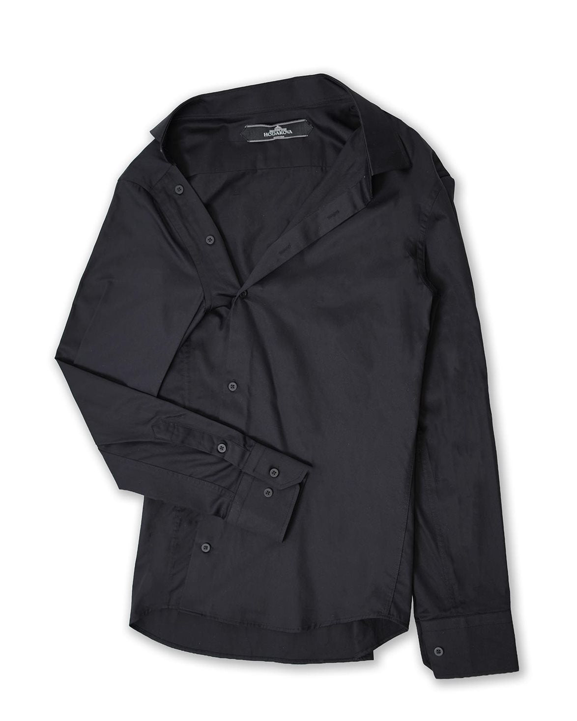 Asymmetric Shirt Black