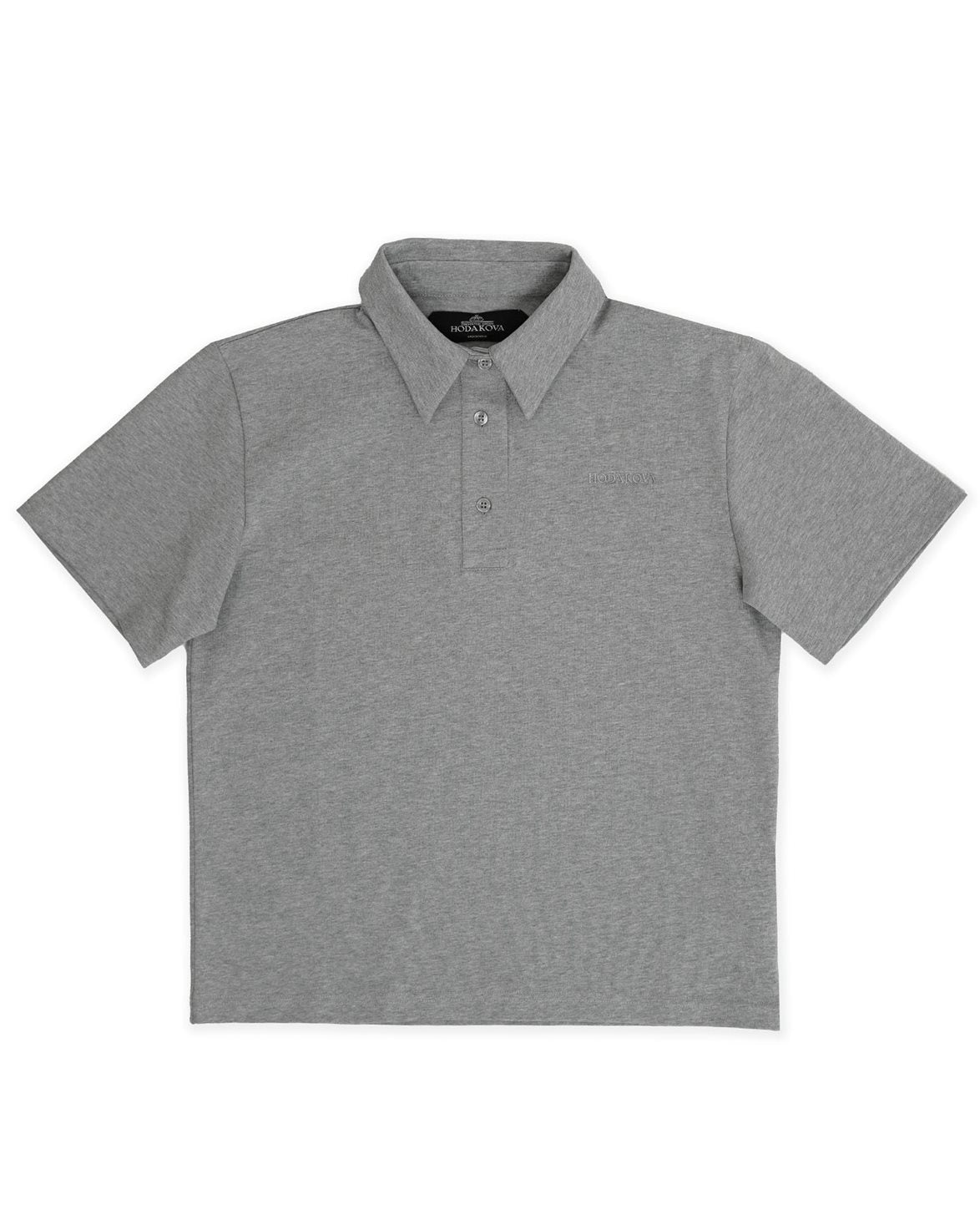 Polo Jersey Grey Melange