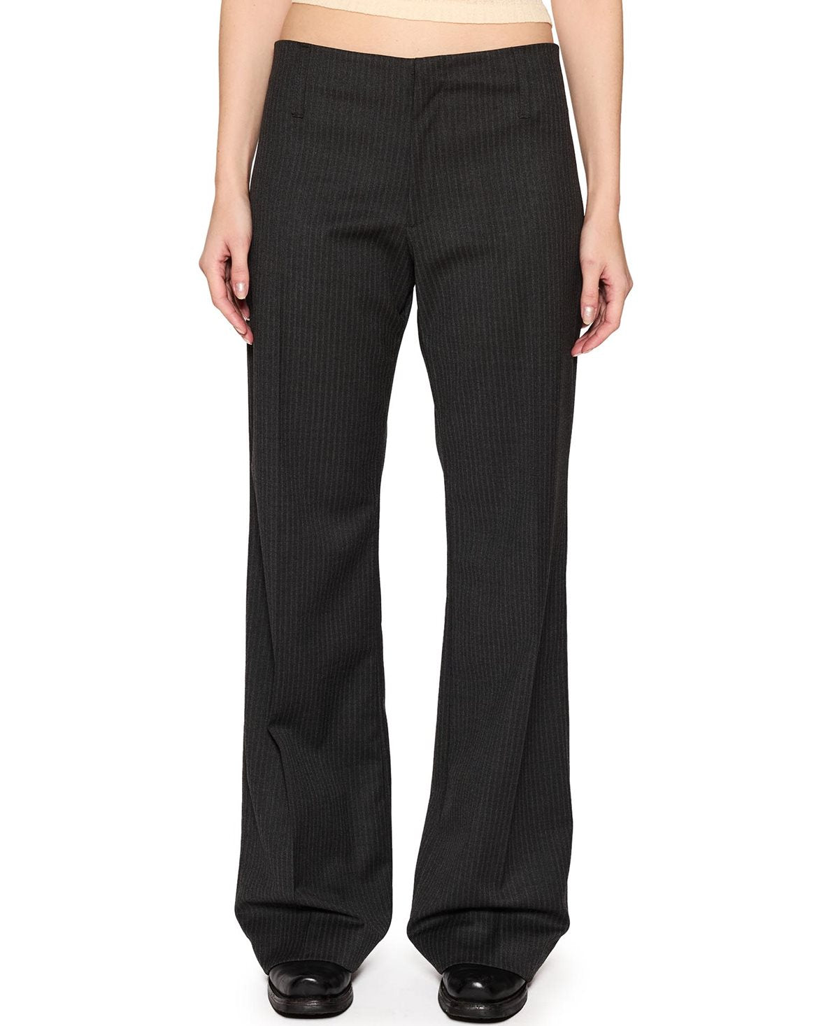 Aspect Trousers Grey Pinstripe