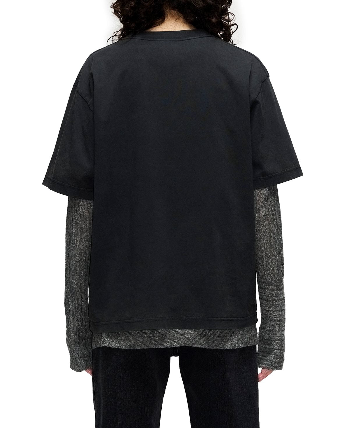 Boxy Tee Washed Black Jersey