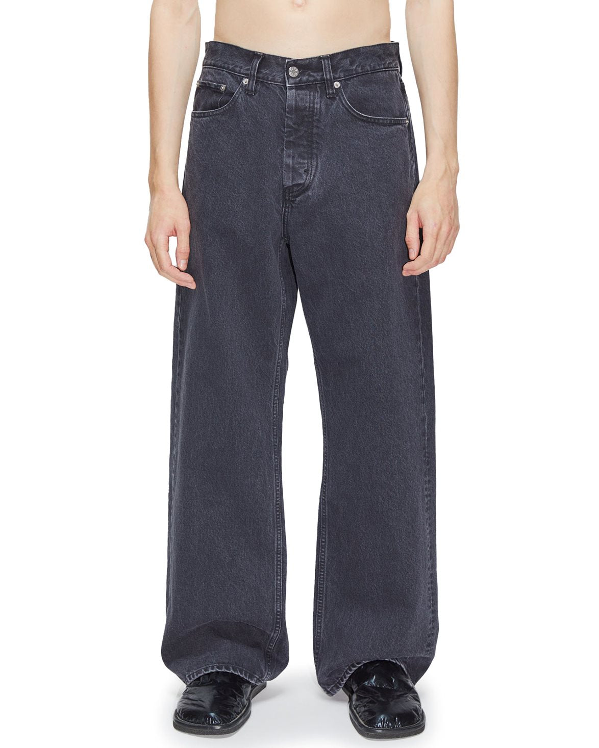 Criss Loose Fit Jeans Washed Black
