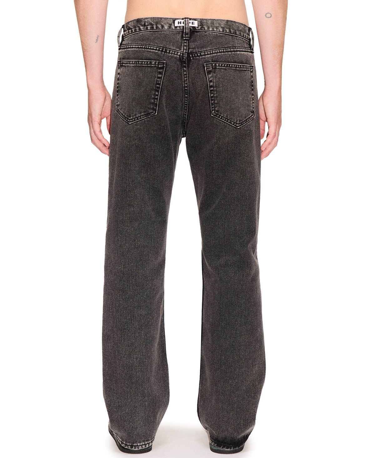 Rush Relaxed Bootcut Jeans Black Stone