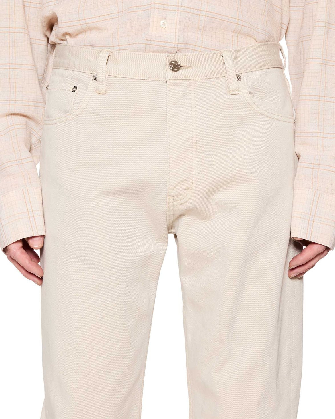 Rush Relaxed Bootcut Jeans Washed Ecru
