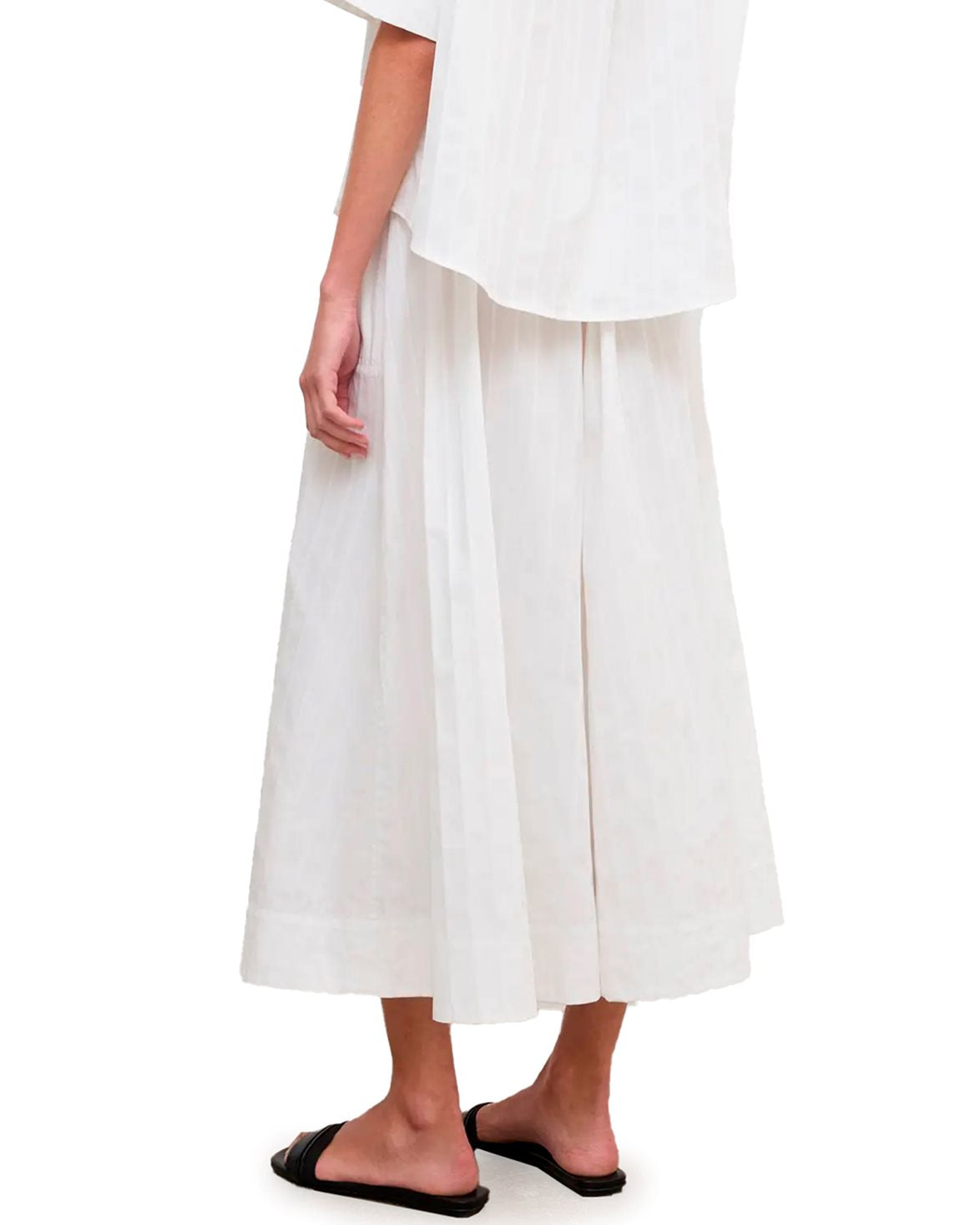 Cotton Skirt White