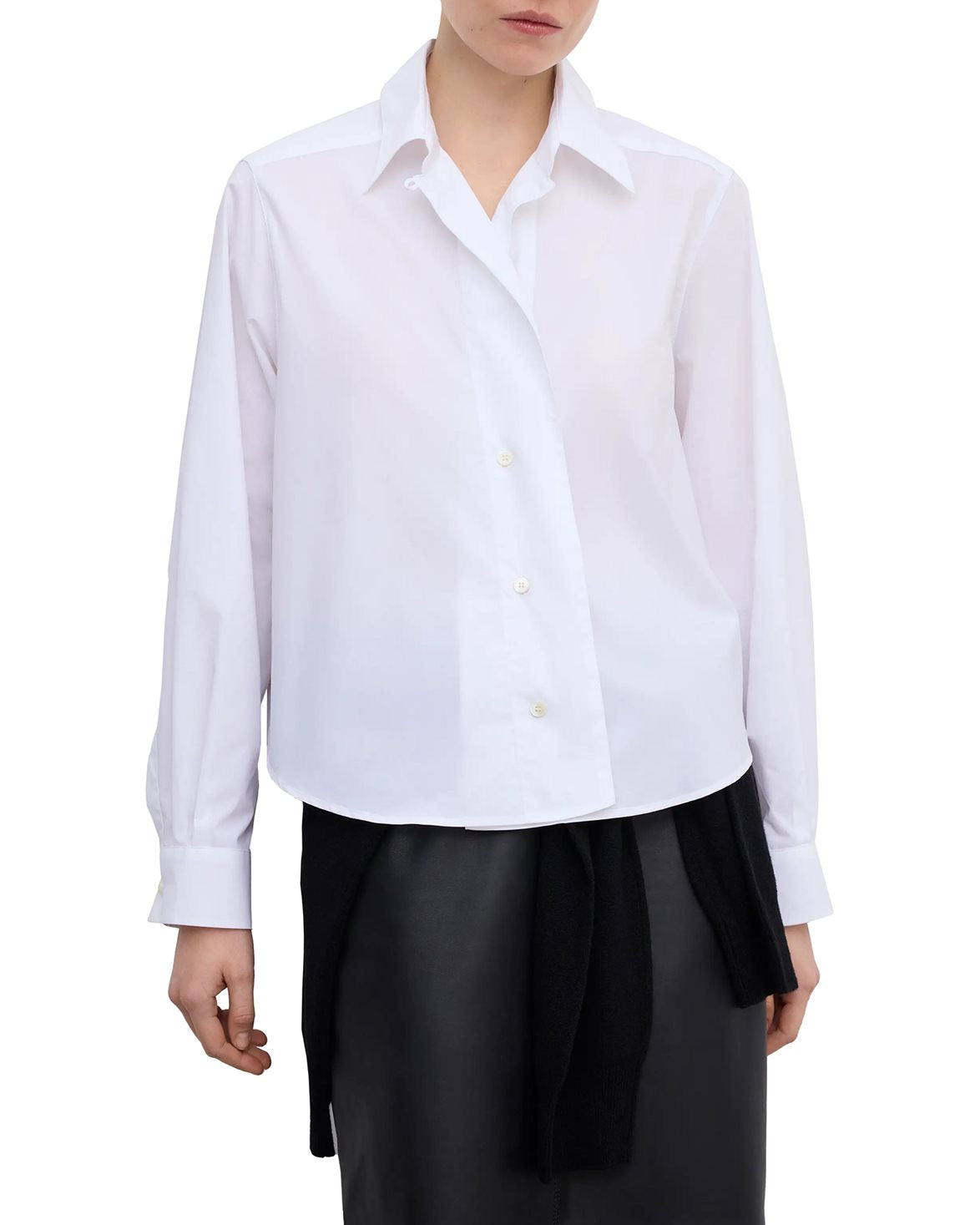 Cropped Shirt White