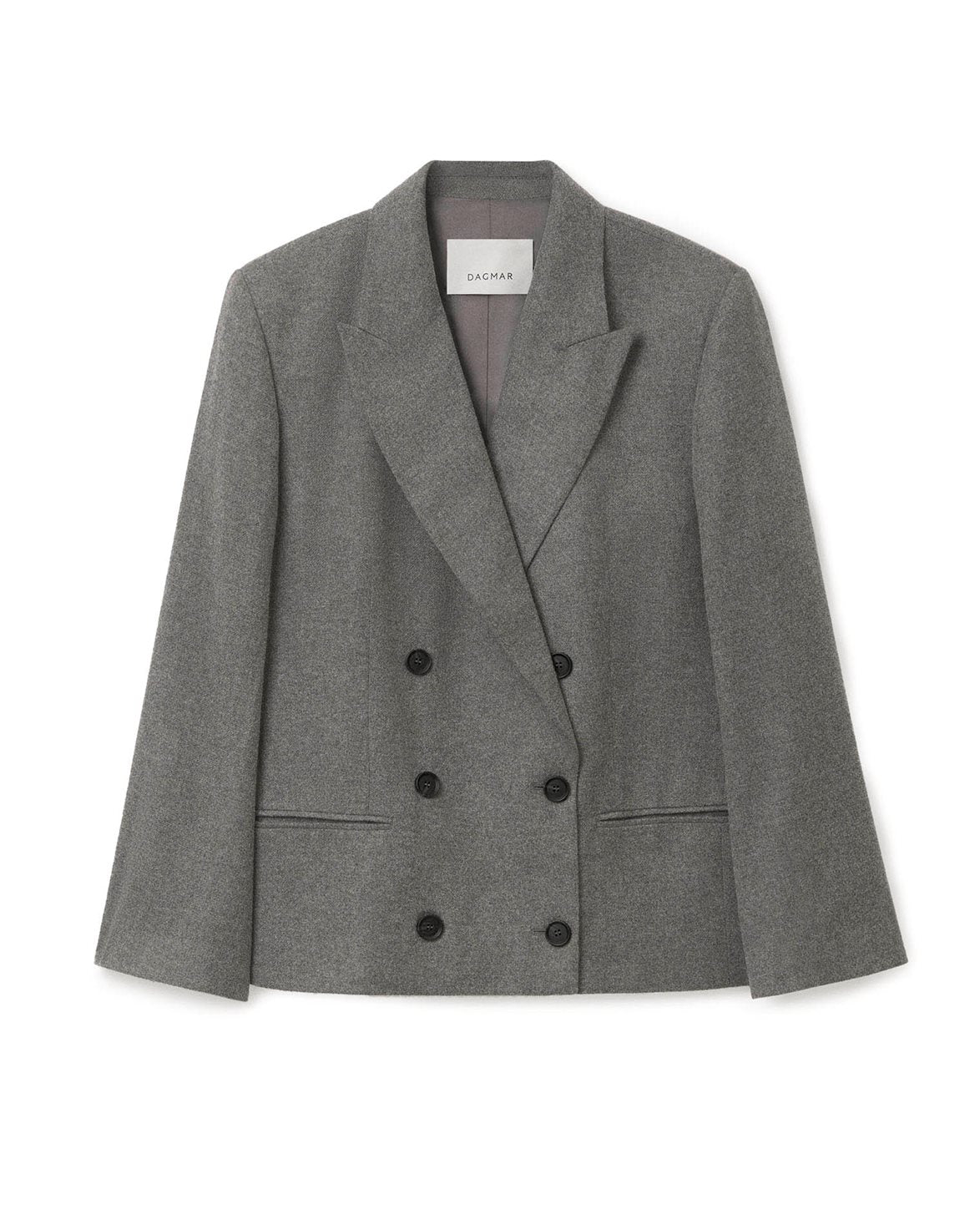 Db Flannel Blazer Light Grey Melange