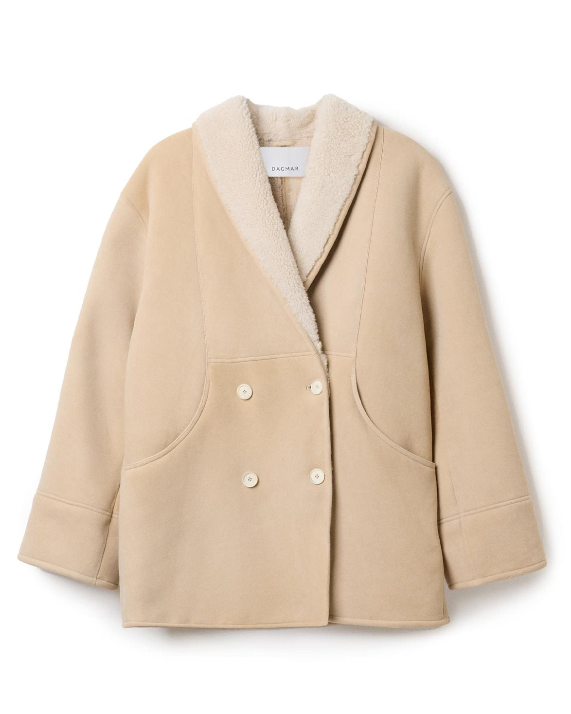Db Shearling Jacket Ecru