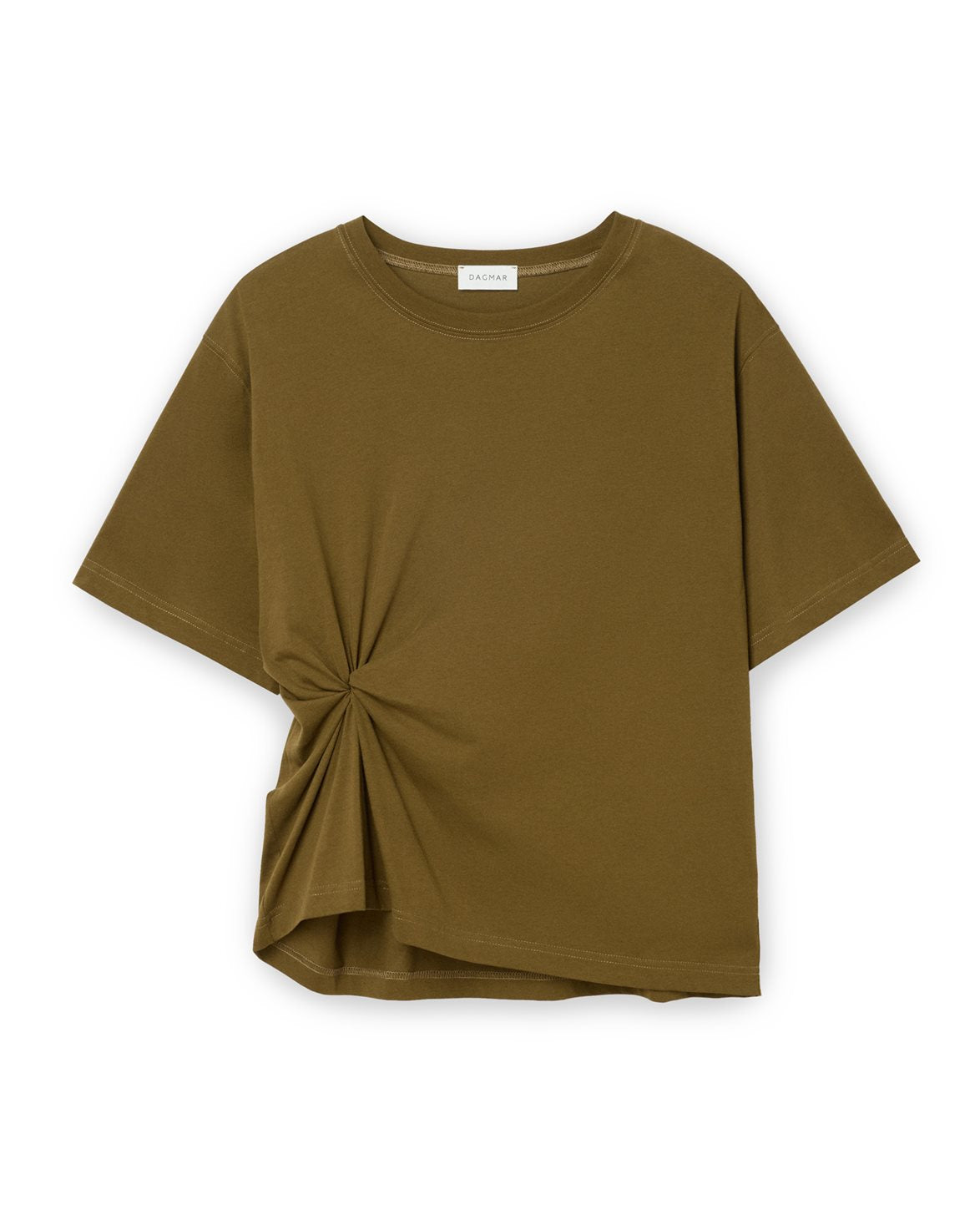 Knot T-Shirt Dark Olive Green