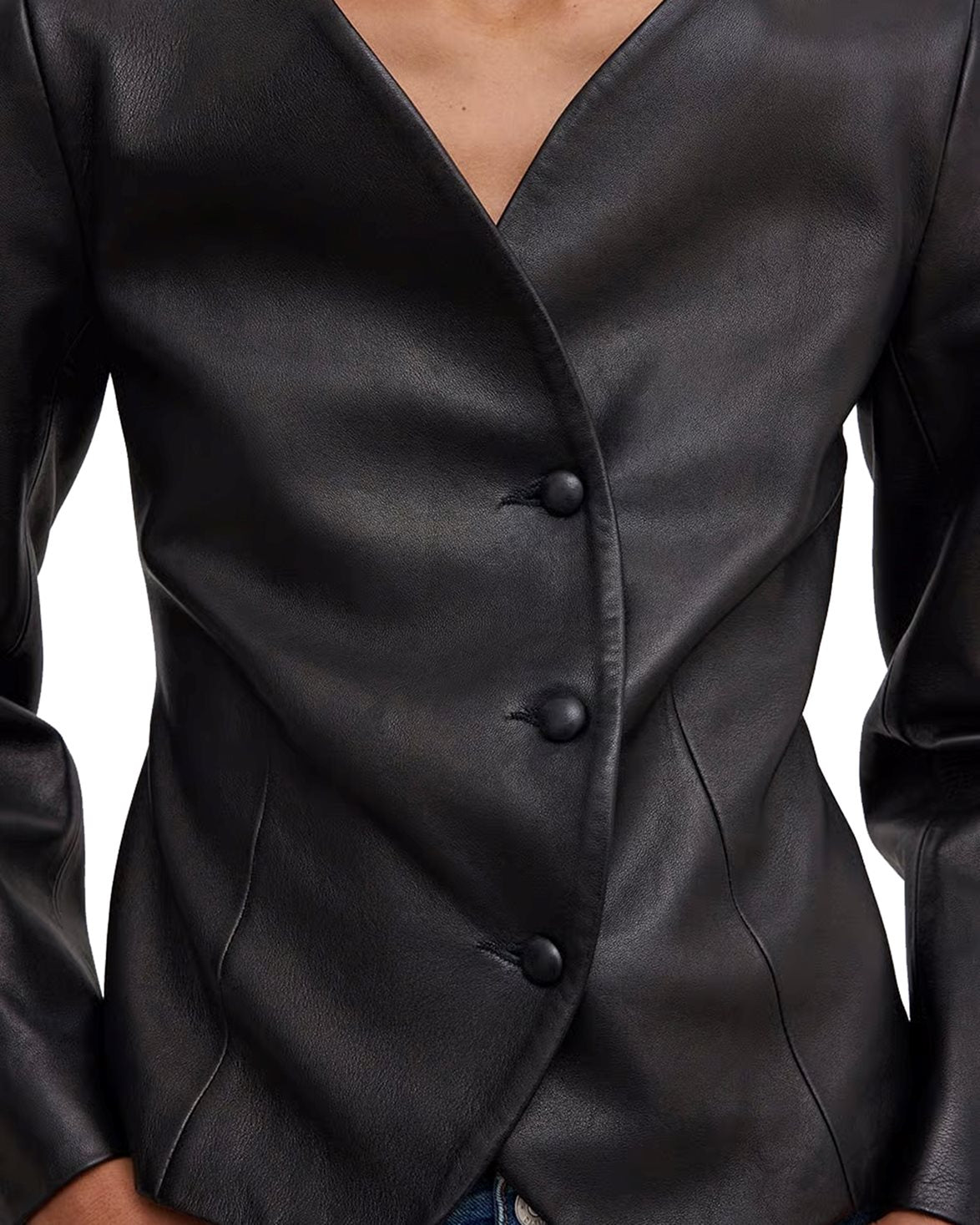 Leather Dinner Jacket Black
