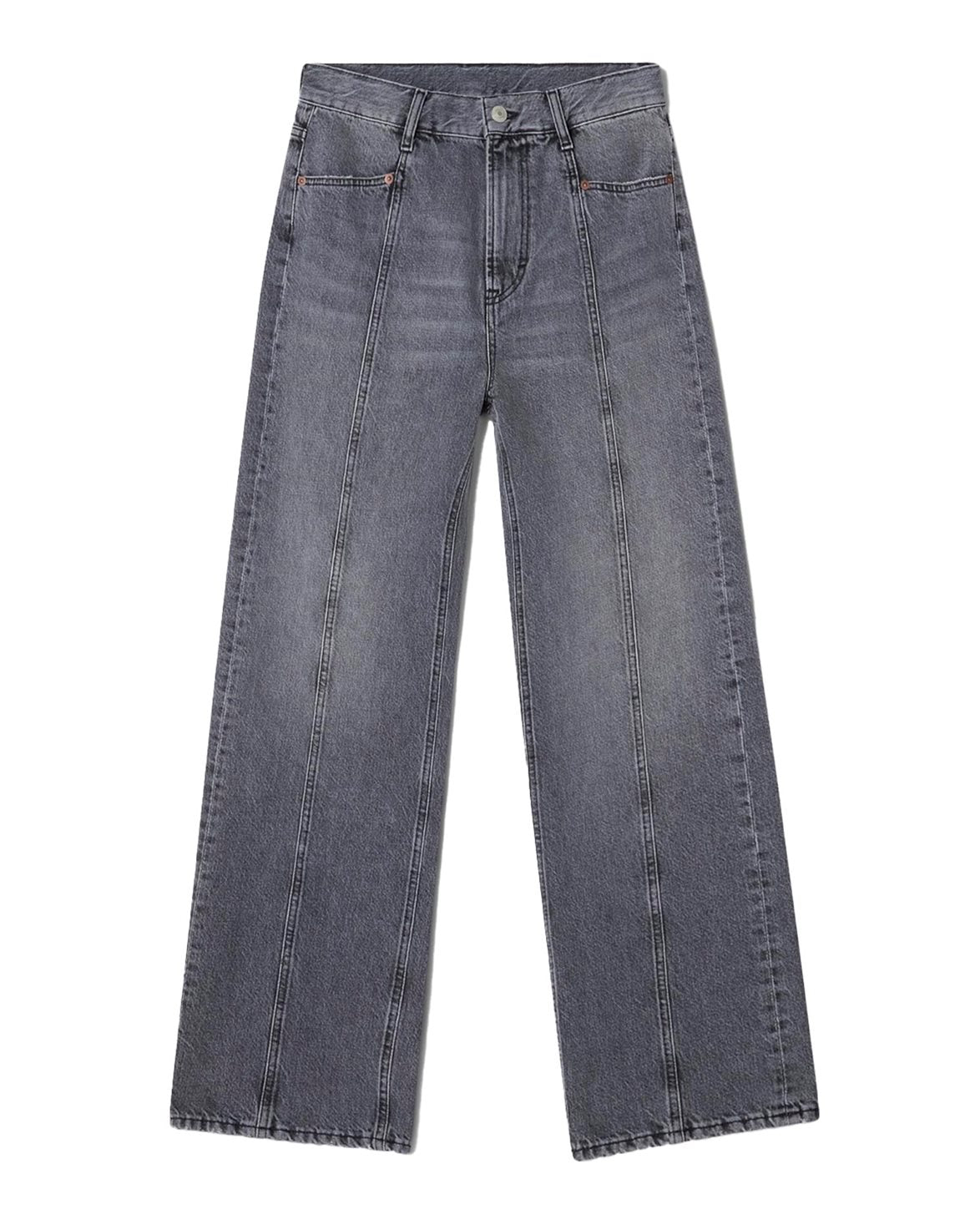 Loose Fit Denim Light Grey