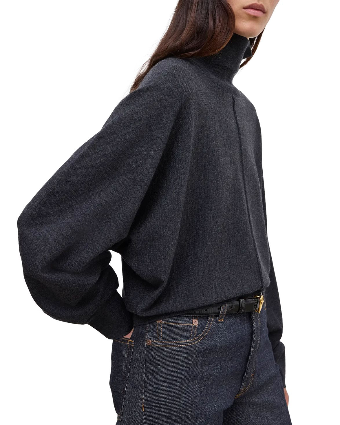 Merino Turtleneck Antracite Grey