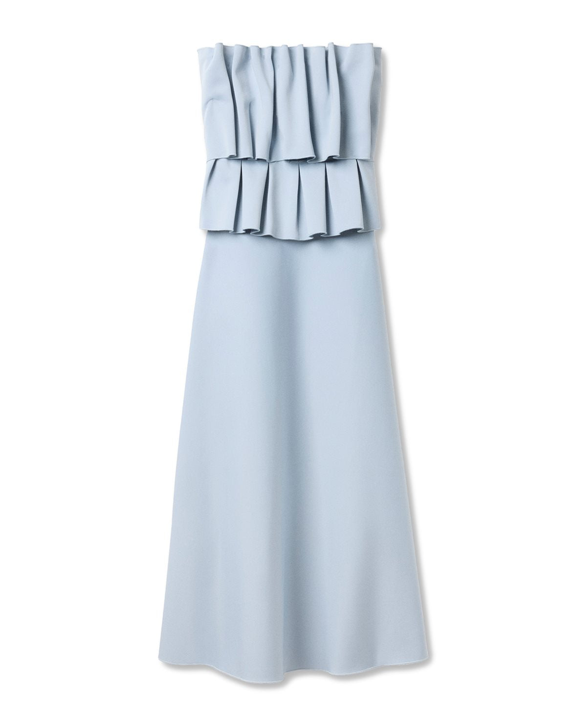 Sculpted Tube Dress Dove Blue