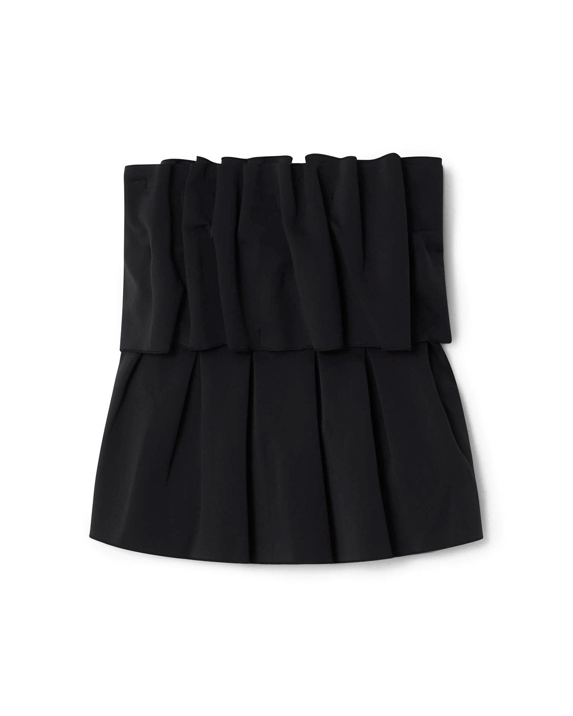 Sculpted Tube Top Black