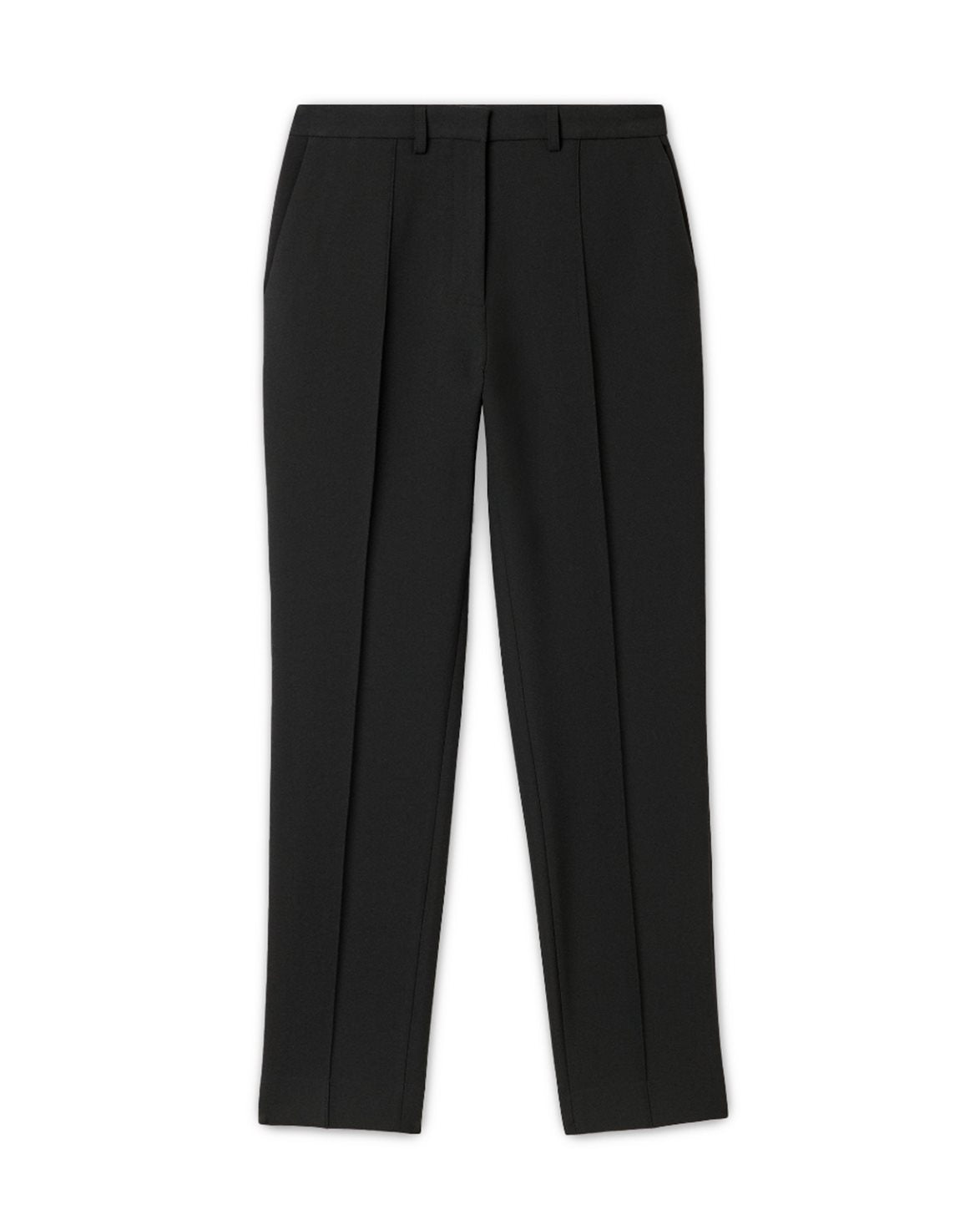 Slim Fitted Trousers Black