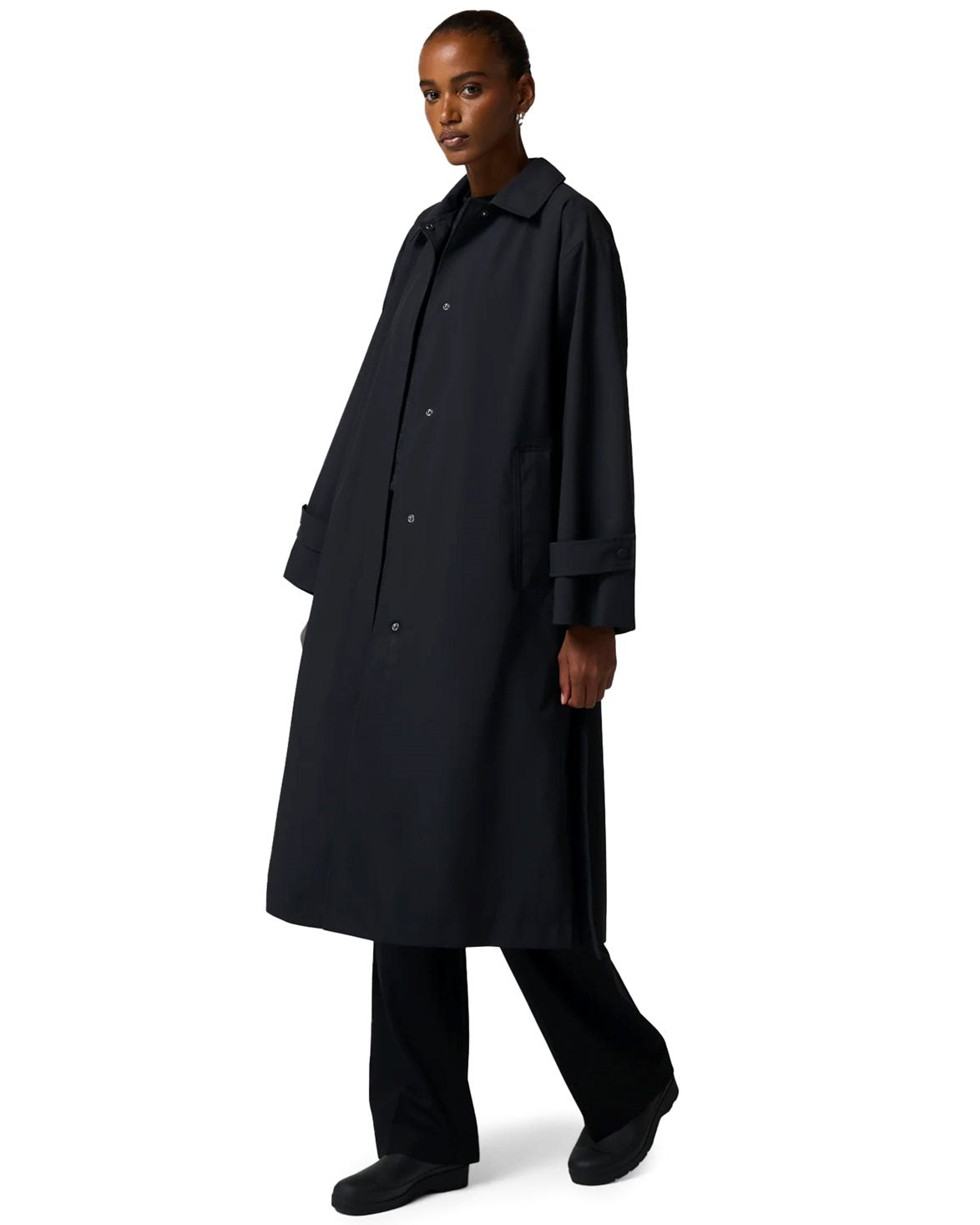 Aboyne City Rain Coat Black