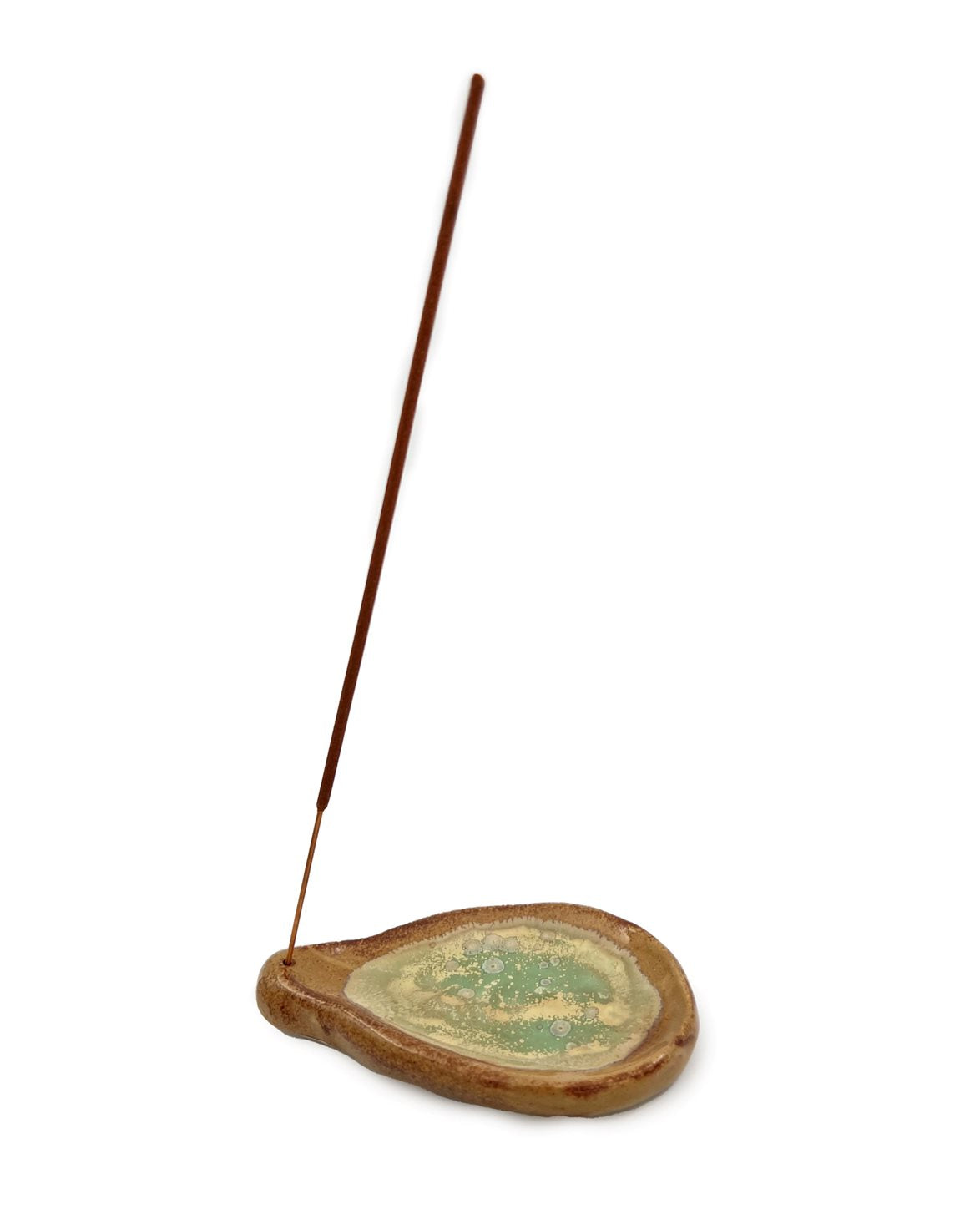 Incense Holder Beige/Green