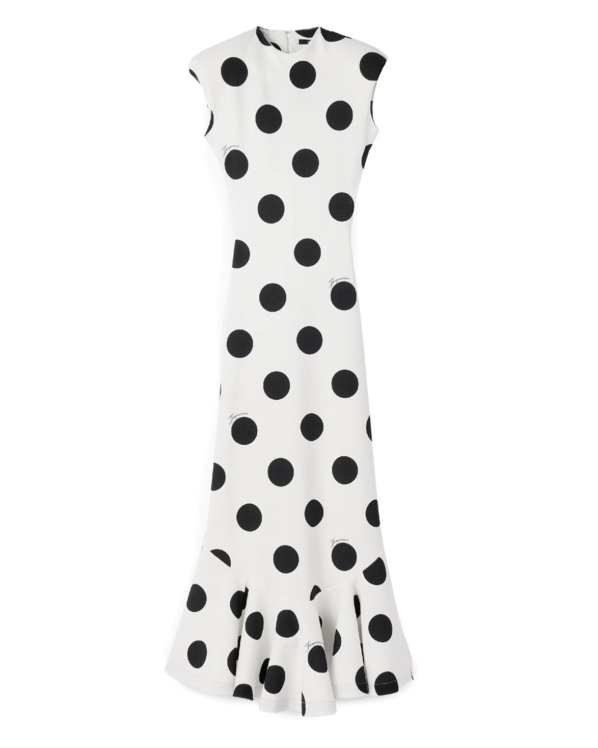 La Robe Palmier Pois Dress Print Dots Logo White/Black