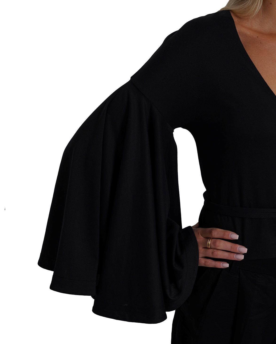 Le Cache Coeur Ventadou Top Black