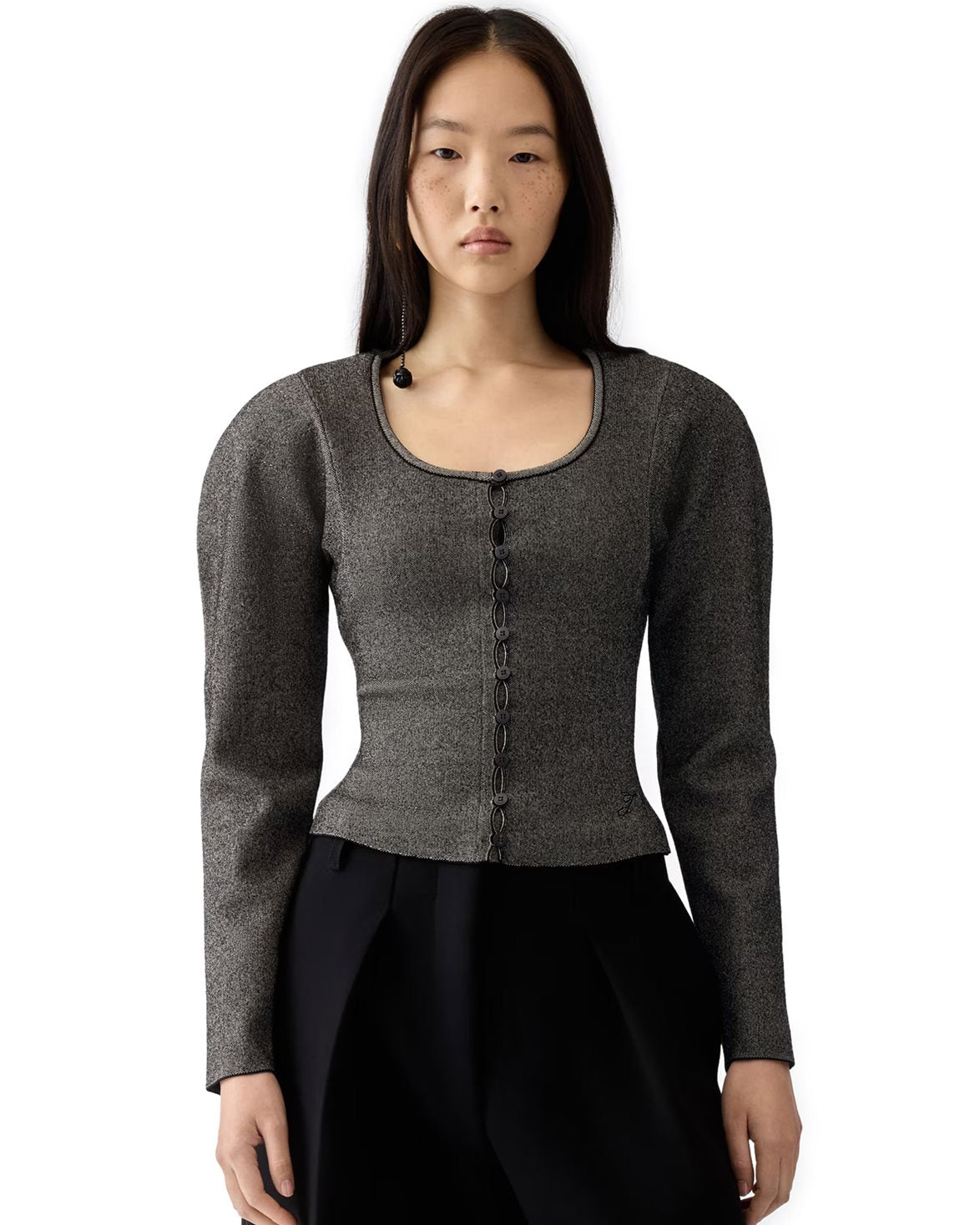 Le Cardigan Sera Dark Beige