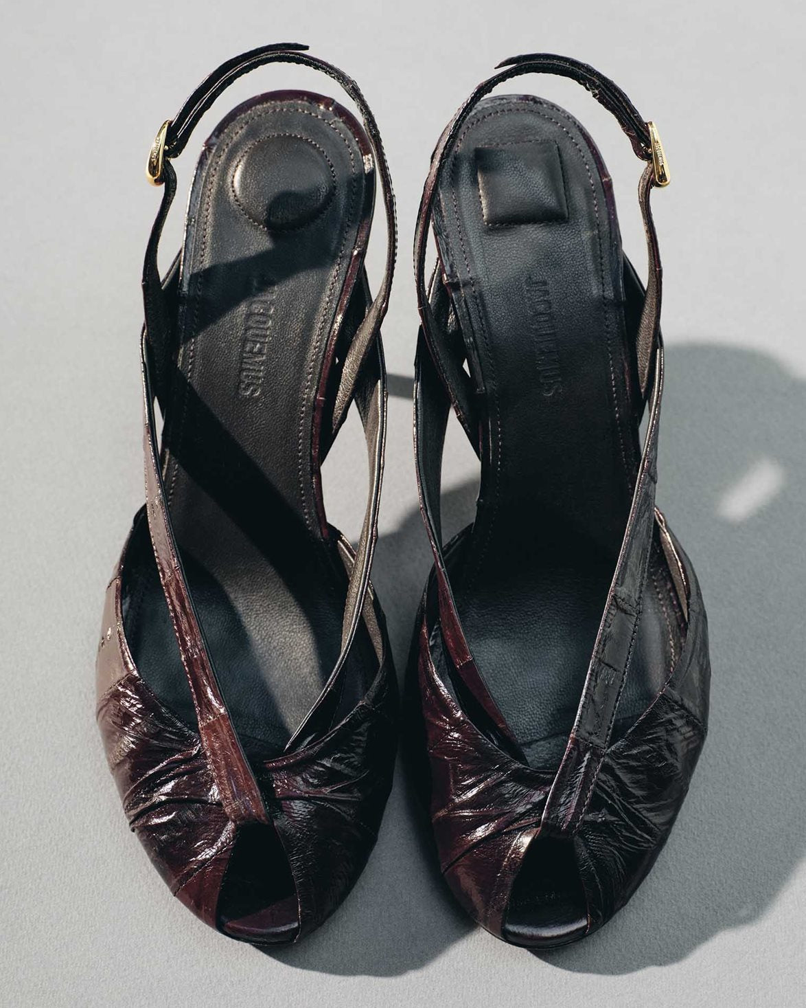 Les Slingbacks Poisson Shoes Dark Brown