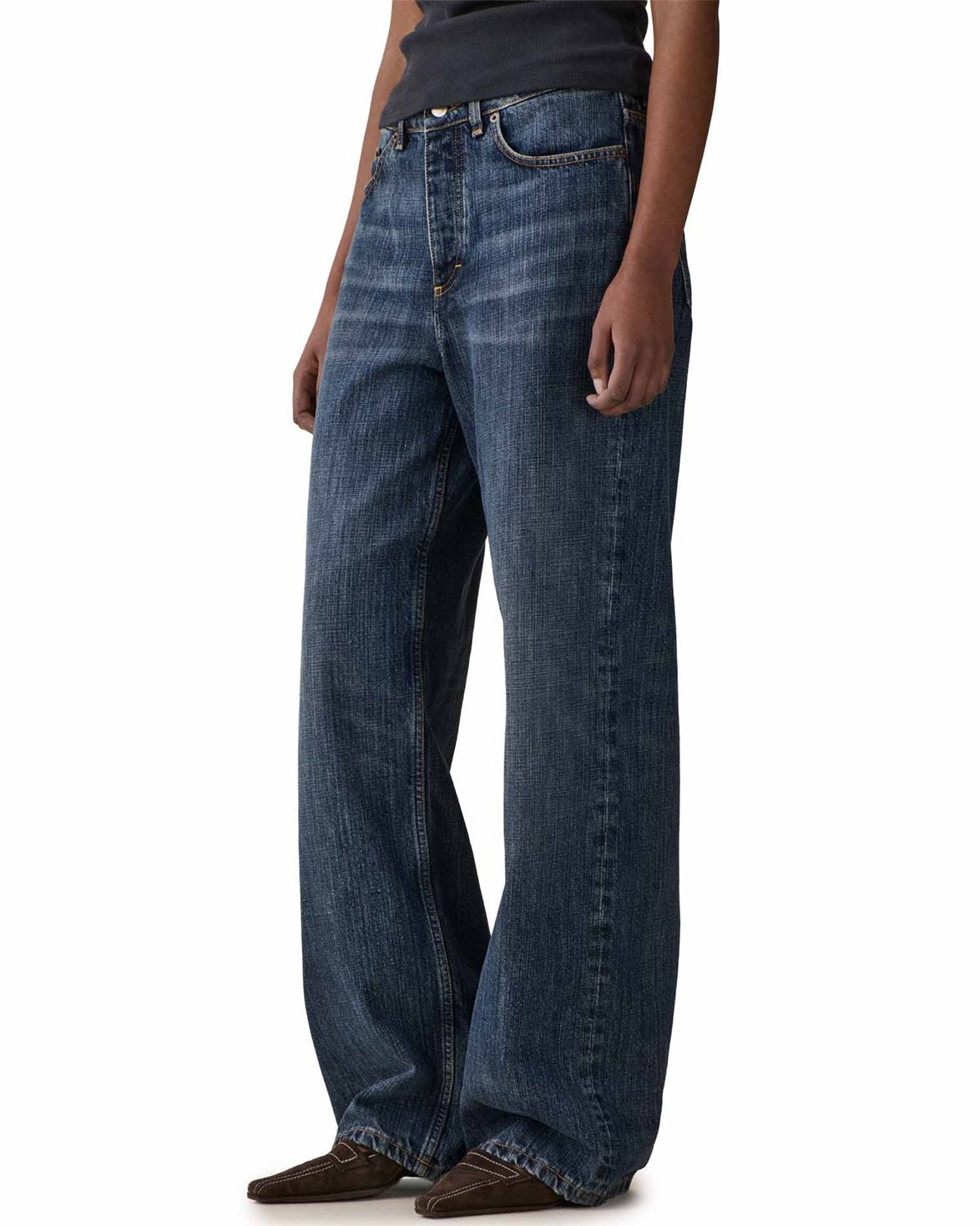 Belem Jeans Dark Blue Righe