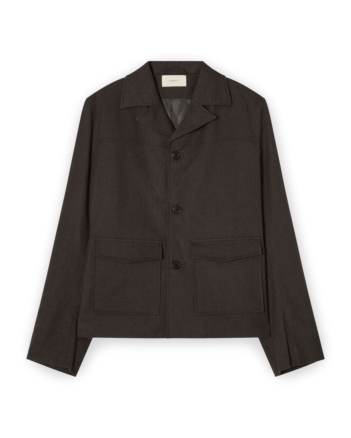 Chet Jacket Brown Herringbone