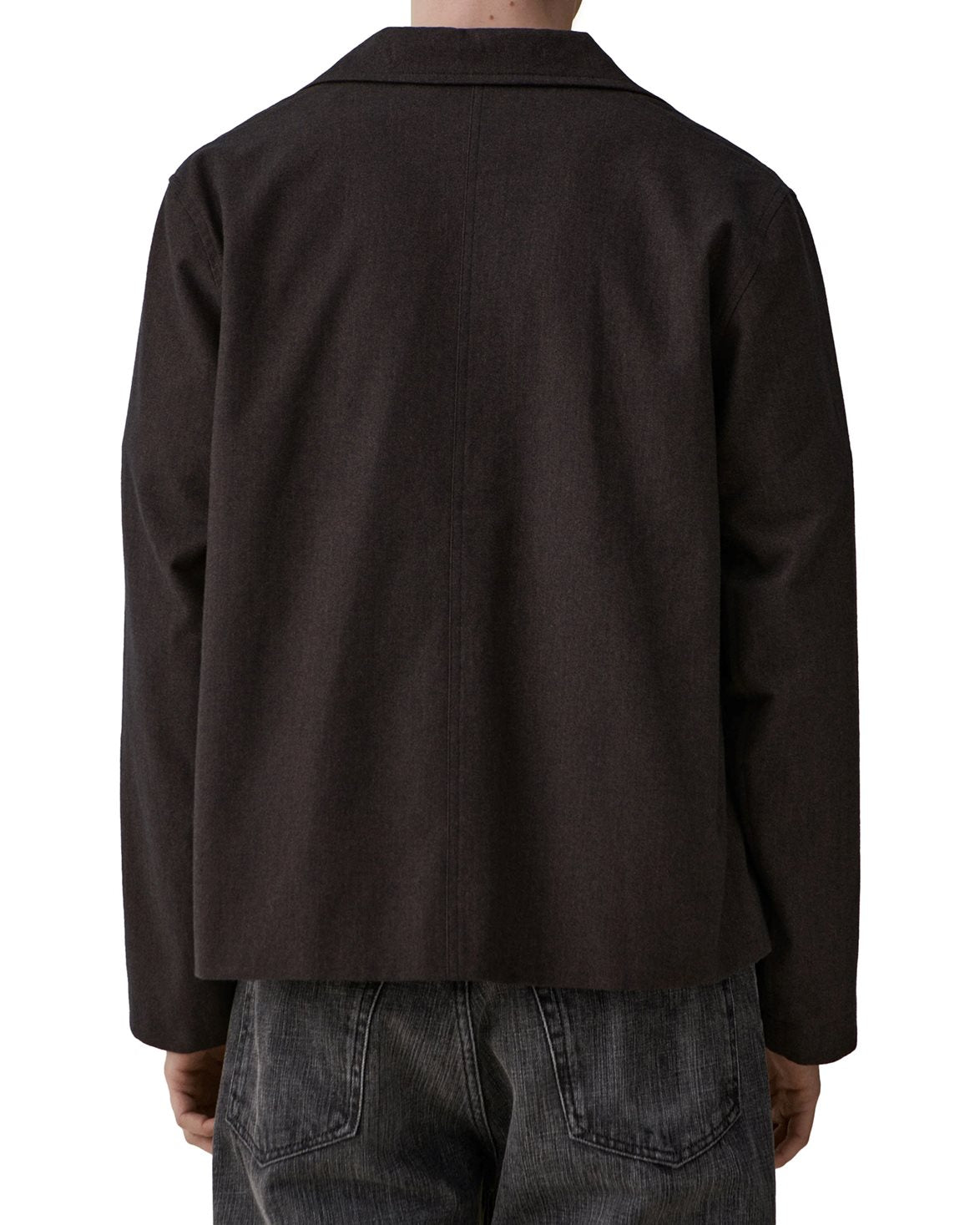 Chet Jacket Brown Herringbone