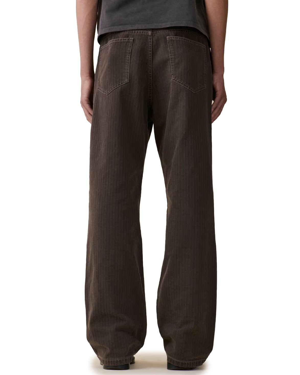 Genua Chino Brown Herringbone