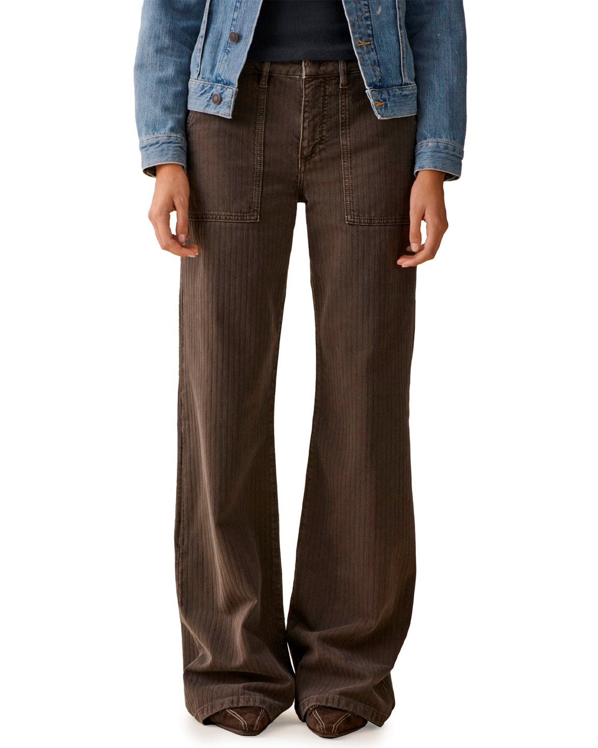Guell Trousers Chevron Brown