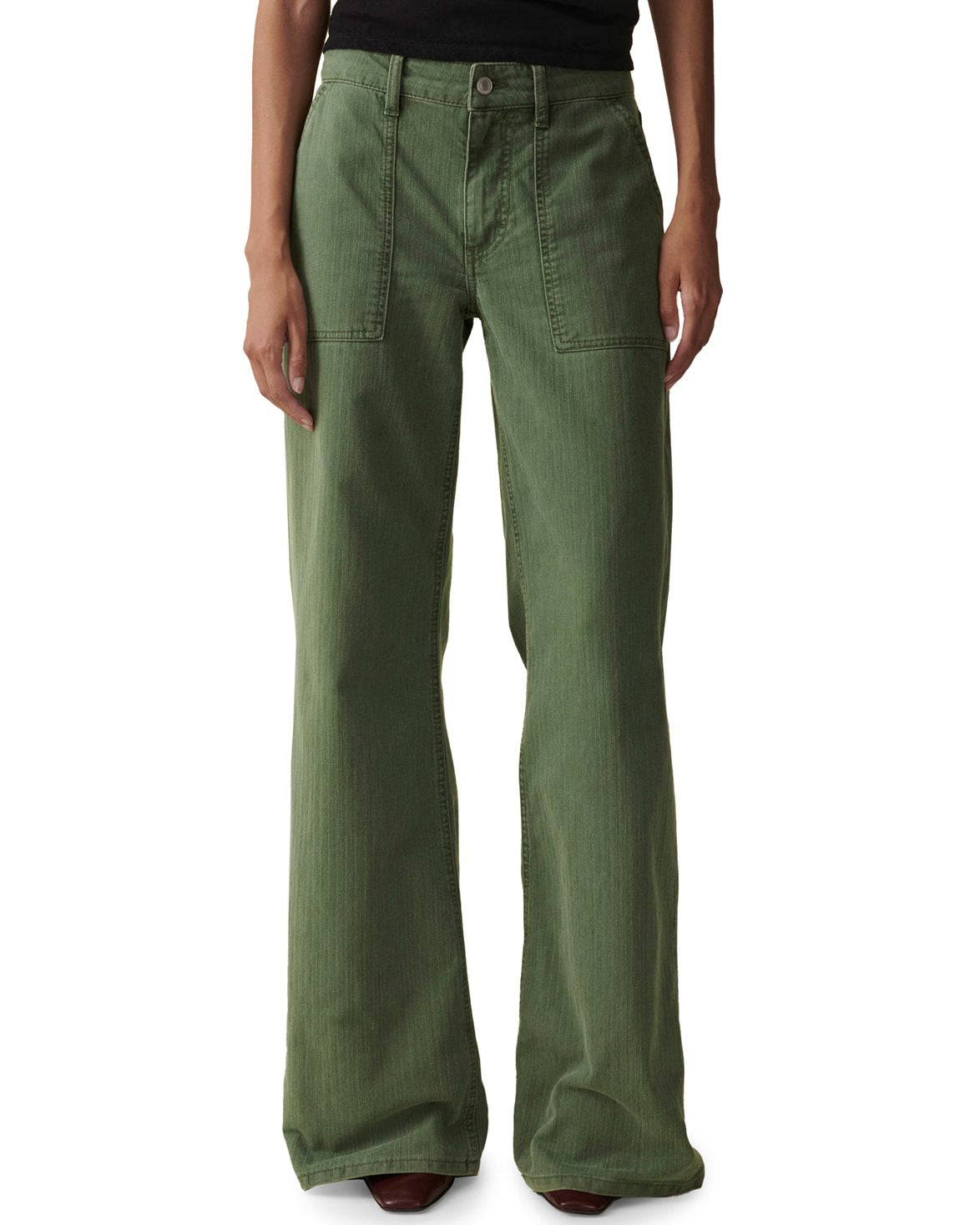 Guell Trousers Chevron Green
