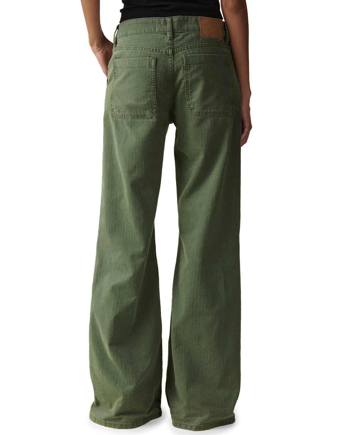 Guell Trousers Chevron Green