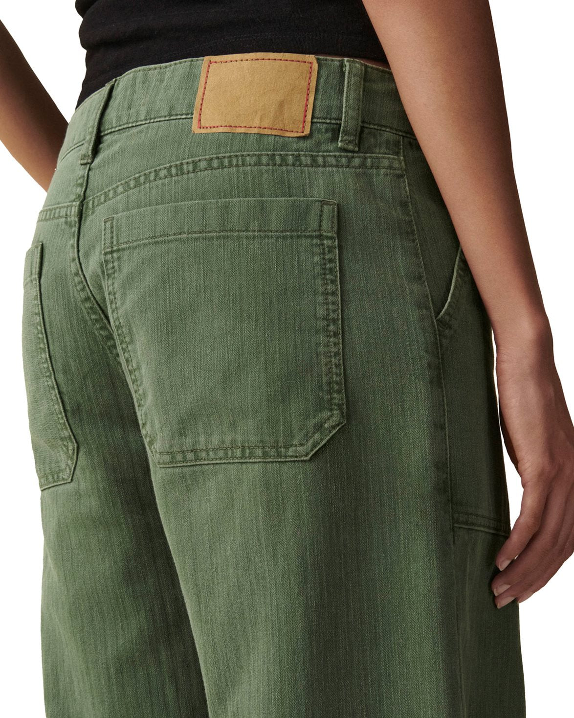 Guell Trousers Chevron Green