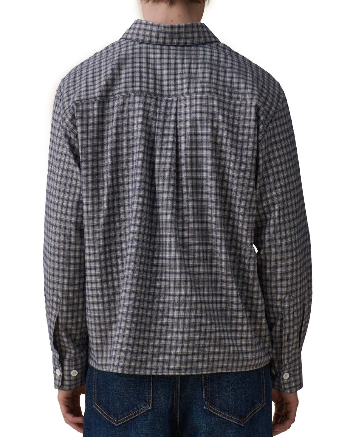 Juan Shirt Blue Flannel Check