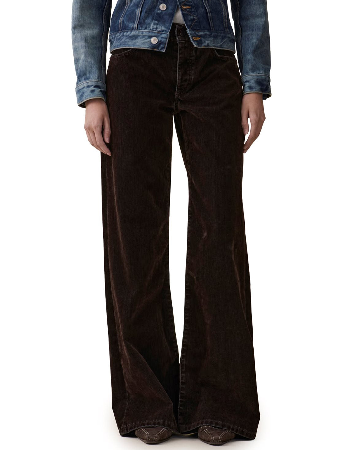 Kyoto Jeans Brown Flock Corduroy