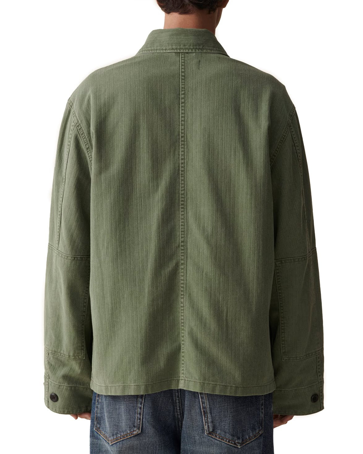 Luc Jacket Chevron Green