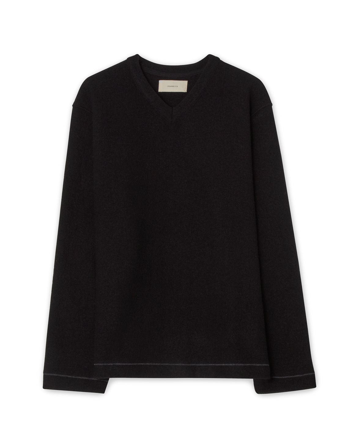 Luca V-Neck Sweater Black