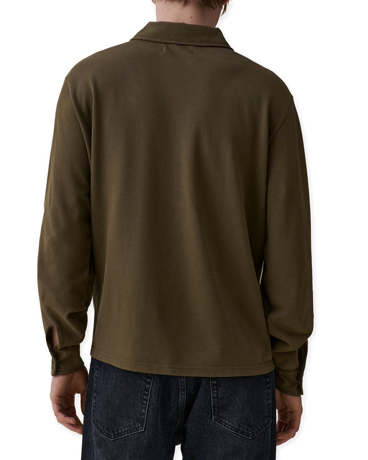 Rory Knit Polo Khaki Green
