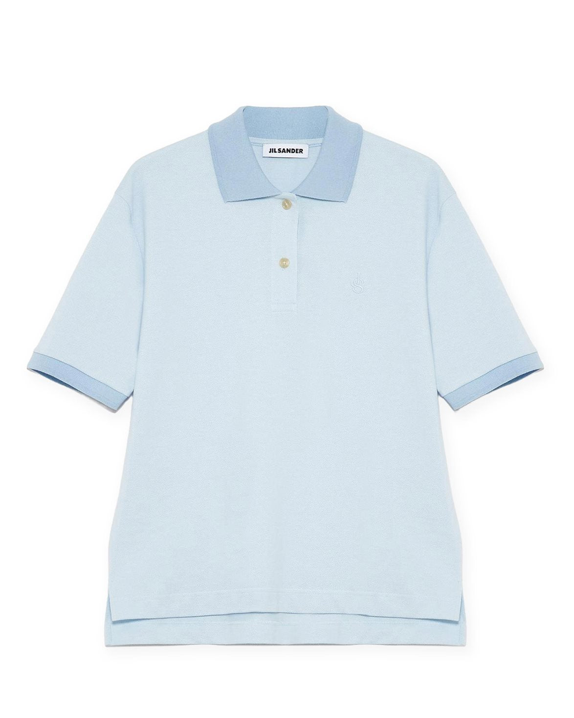 Cotton SS Piquet Jersey Sky