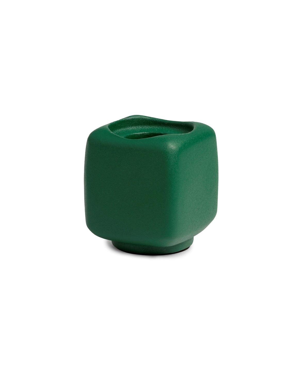 Candle Holder Chunk Green