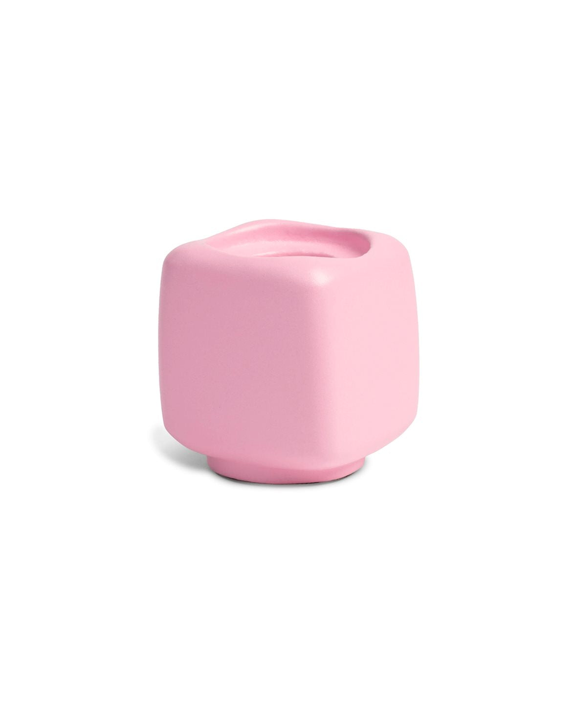 Candle Holder Chunk Pink
