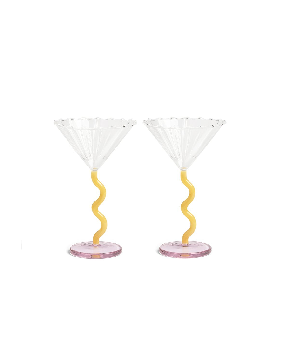Coupe Curve Set Of 2 Caramel