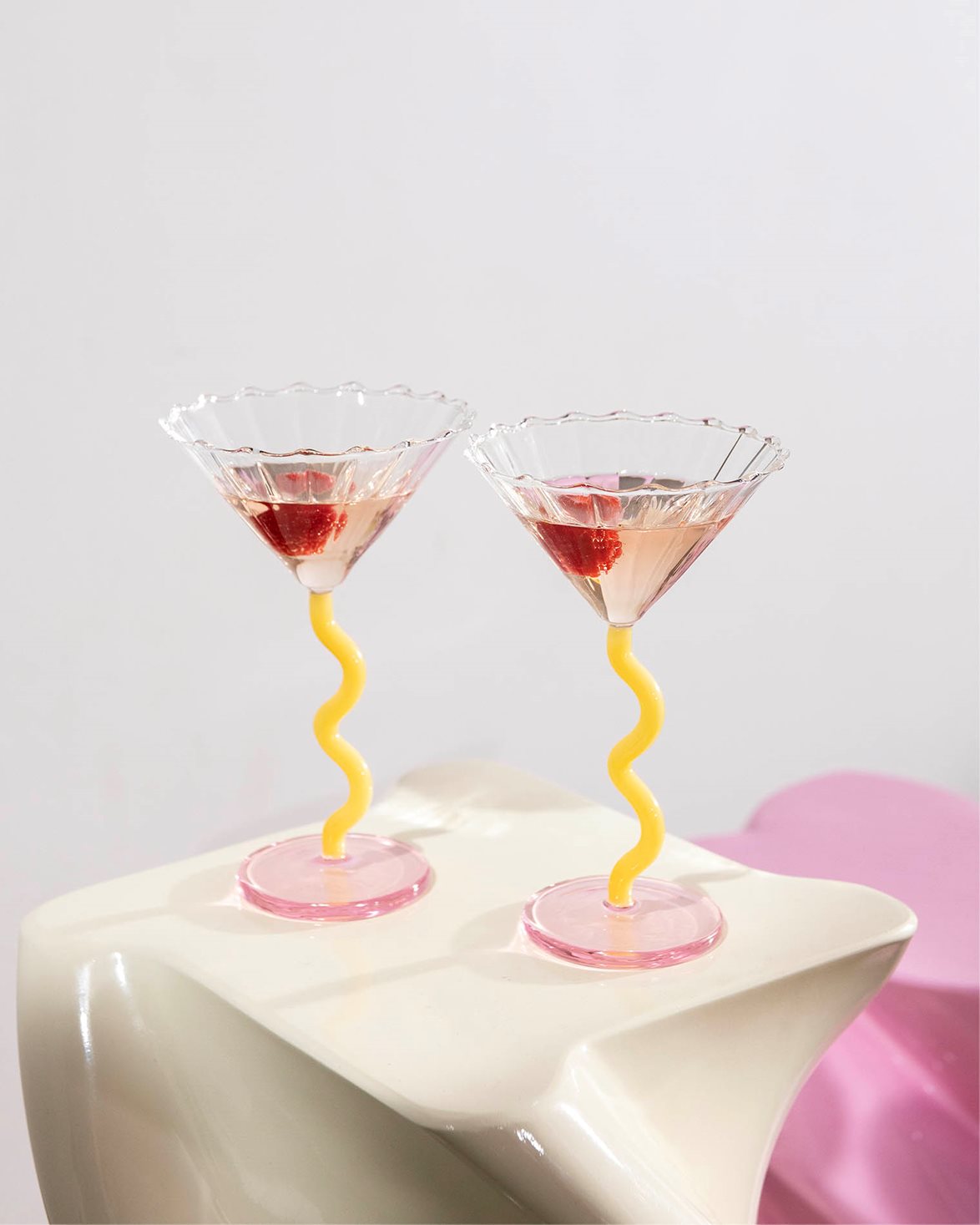 Coupe Curve Set Of 2 Caramel